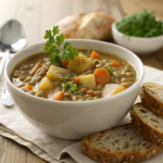 hearty lentil and potato soup recipe